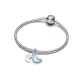 Pandora Σύμβολο Φεγγάρι Ασημί Μπλε Κρεμαστό 794272C01