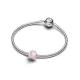 Γούρι Pandora Ροζ Murano Γυαλί Love Cube 794433C01