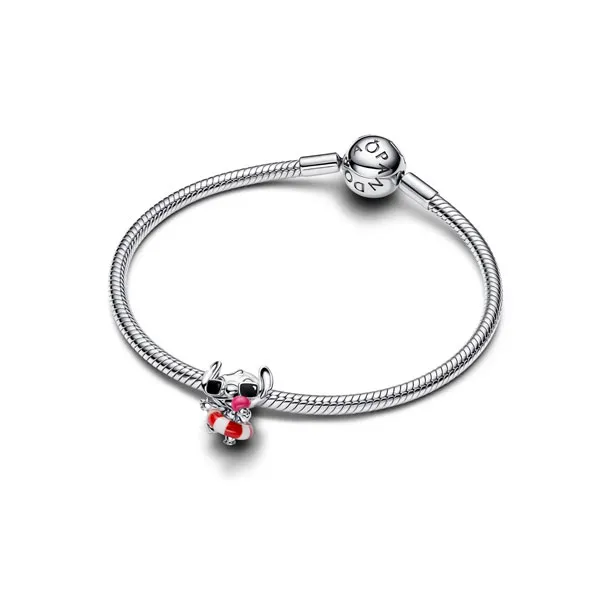Pandora Disney Κρεμαστό σύμβολο Stitch Σέρφινγκ 794642C01