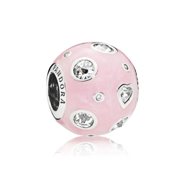 Pandora Μαργαριτάρι ροζ γούρι 797033EN153