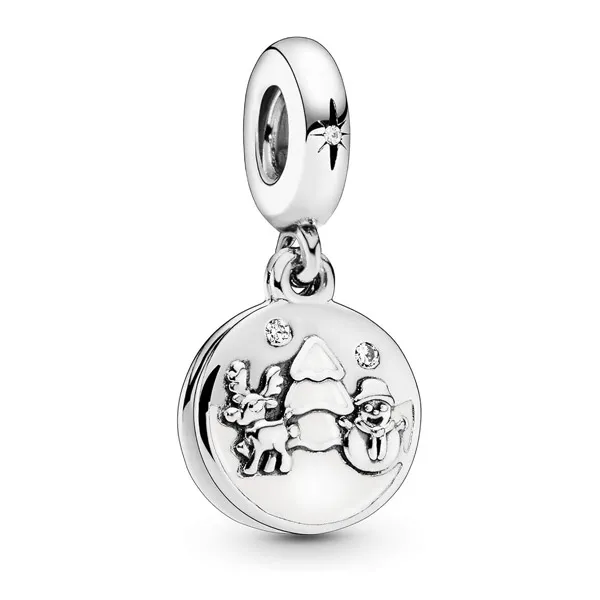 PANDORA Γούρι Ασημί Χριστουγεννιάτικo 797562EN12