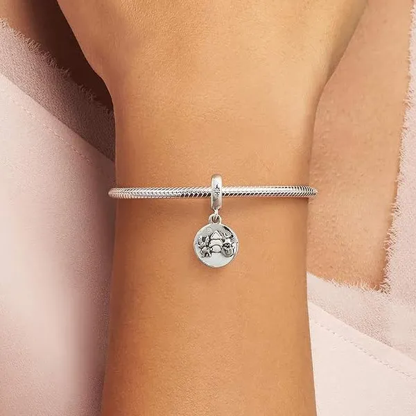PANDORA Γούρι Ασημί Χριστουγεννιάτικo 797562EN12