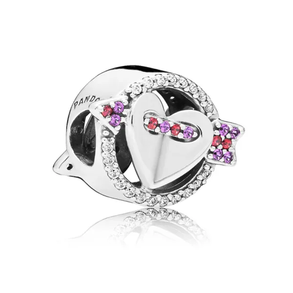 Pandora Σπινθηροβόλο βέλος και γούρι καρδιάς 797827CZMX