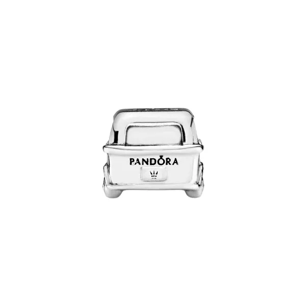 Pandora Βαν Ασημί με Καρδιά Ροζ 797871EN160