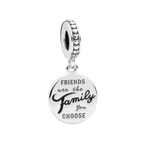 Pandora Οι φίλοι είναι οικογένεια Γούρι Κρεμαστό 798124EN16