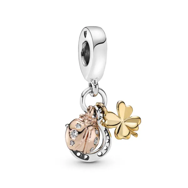 Pandora Πέταλο, Τριφύλλι και Πασχαλίτσα Γούρι Κρεμαστό 798717C01