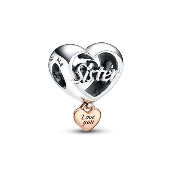 Pandora Σύμβολο ασ.925 επίστρωση ροζ χρυσού, αδερφή 782244C00