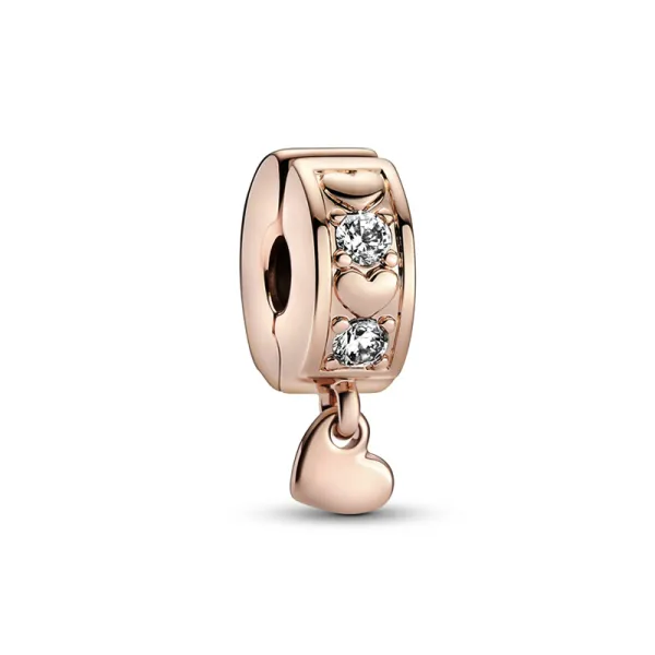 Pandora Κλιπ με επίστρωση ροζ χρυσού 14k 782253C01