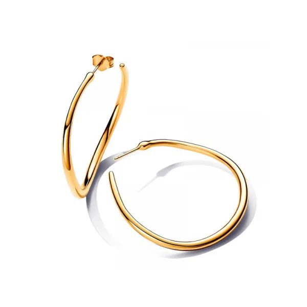 Pandora Ανοιχτοί κρίκοι 42 χλσ. με ακανόνιστο σχήμα 263299C00