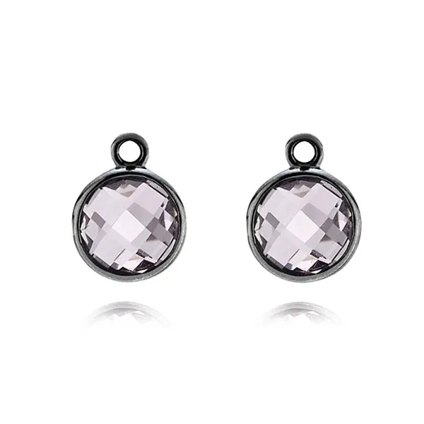 Pandora Αξεσουάρ Σκουλαρικιών Λιλά Αμέθυστος 290662PAM