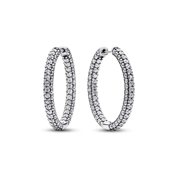 Pandora Σκουλαρίκια Ασημένιοι Κρίκοι 293016C01