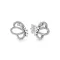 Butterfly Outlines Stud Earrings 297912CZ