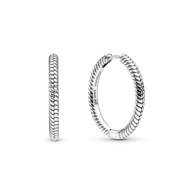 Pandora Ασημένιοι Κρίκοι Σκουλαρίκια 299532C00