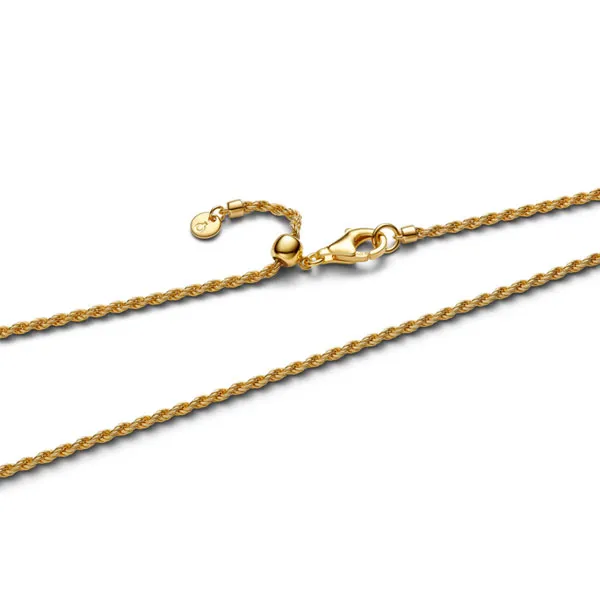 Pandora Αλυσίδα λαιμού σχοινί με επιχρύσωση 14κ 364687C00