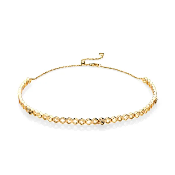 Pandora Κολιέ Τσόκερ με μαύρο σμάλτο 367126EN16