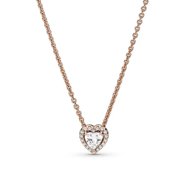 Pandora Σπινθηροβόλο κολιέ καρδιάς Κολιέ 388425C01