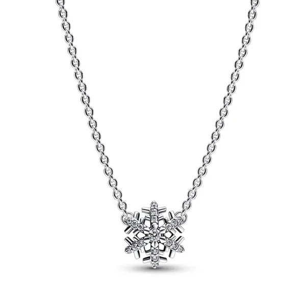 Pandora Κρεμαστό κολιέ Sparkling Snowflake 392371C01
