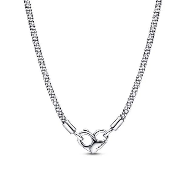 Pandora Κολιέ Αλυσίδα Ασημένιο με καρδιά 392451C00