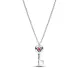 Pandora Κολιέ με κλειδί και υπερυψωμένη καρδιά 394392C01