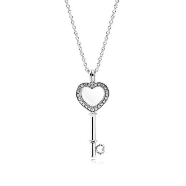 Pandora Κολιέ Κλειδί με καρδιά 396581CZ