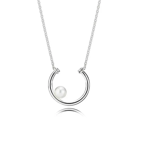 Pandora Κολιέ Ασημί με Πέρλα 397526P