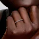 Pandora Λαμπερό δαχτυλίδι Halo με μπλε πέτρα 162999C02