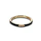 Pandora Δαχτυλίδι με μαύρο σμάλτο και πέτρες 163686C01