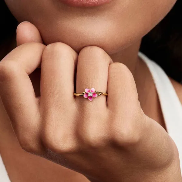 Pandora Disney Moana Δαχτυλίδι Λουλούδι 163844C01