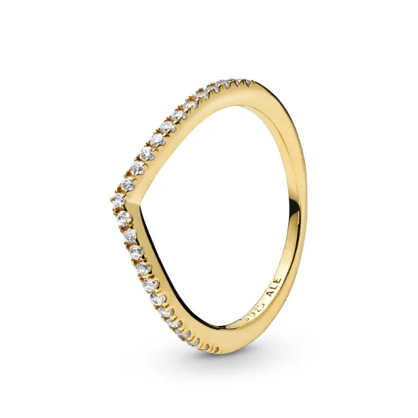 Pandora Αστραφτερό Δαχτυλίδι 14Κ με Ζιργκόν 166316CZ