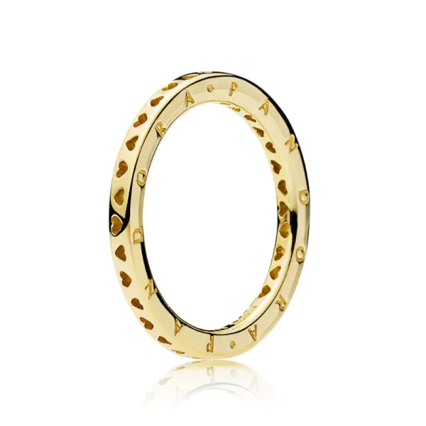 Pandora Υπογραφή λάμψης Καρδιές της Πανδώρας Δαχτυλίδι 167134