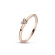 Pandora Δαχτυλίδι Ροζ Χρυσό με Καρδούλα 182495C01