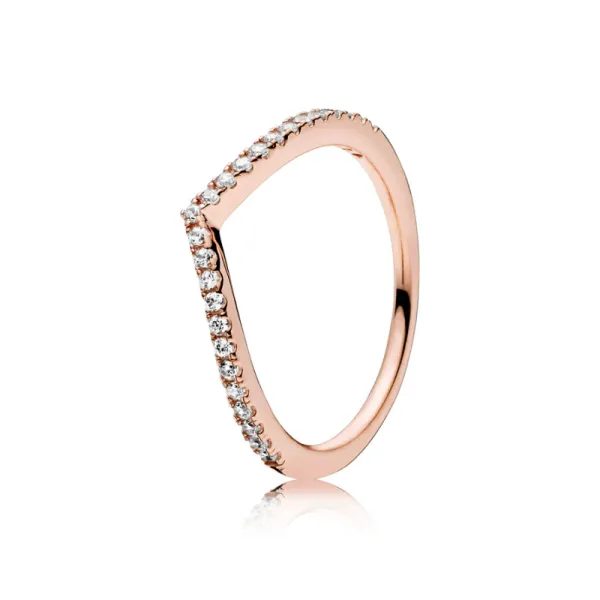 Pandora Ροζέ Αστραφτερό Δαχτυλίδι 186316CZ