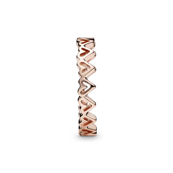 Pandora Δαχτυλίδι 14k Με Καρδιές 188696C00