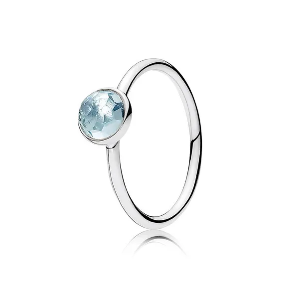 Pandora Δαχτυλίδι με γαλάζιο 191012NAB