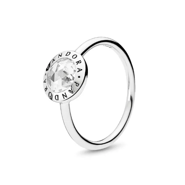Pandora Ασημένιο δαχτυλίδι με διάφανο ζιρκόν 191029CZ