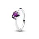 Pandora Δαχτυλίδι με μωβ πέτρα 192993C02