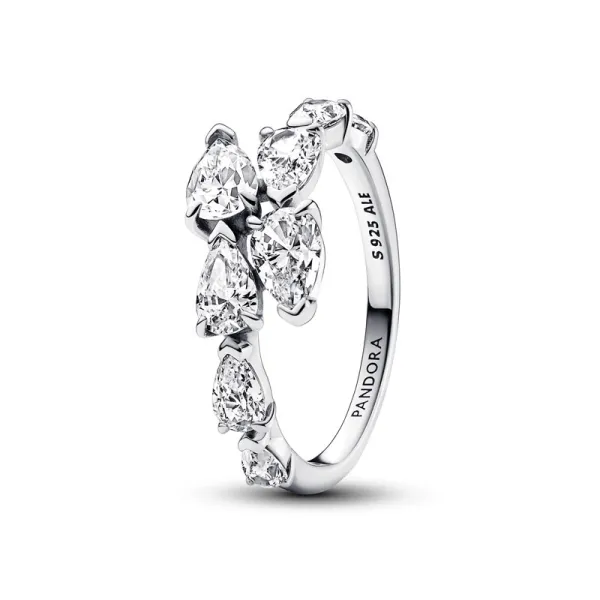Pandora Ασημένιο Αστραφτερό Δαχτυλίδι 193004C01
