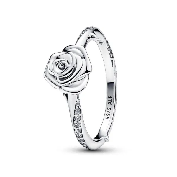 Pandora Ασημένιο Δαχτυλίδι με τριαντάφυλλο 193215C01