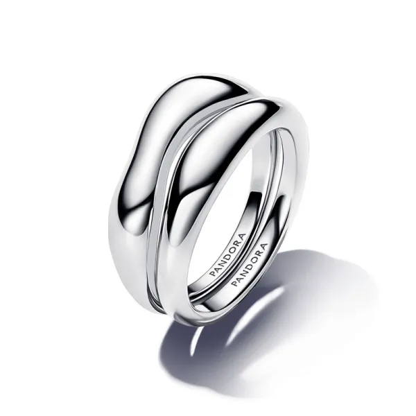 Pandora Δαχτυλίδια Ασημένια ακανόνιστου σχήματος 193264C00
