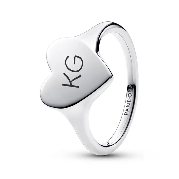 Pandora Δαχτυλίδι Καρδιά Ασημί 193988C00