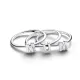 Pandora Δαχτυλίδι Ασημί Μαμά Γράμματα 194458C01