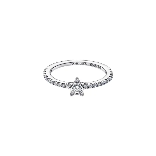 Pandora Λαμπερό Δαχτυλίδι Stella με Πολλές Πέτρες 194959C01