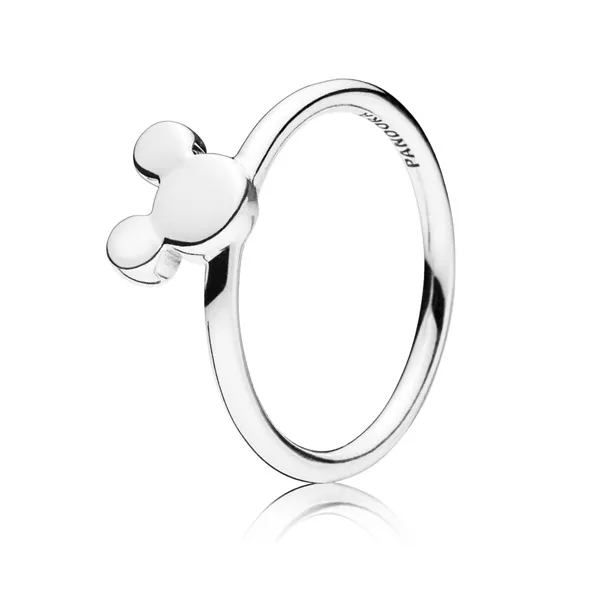 Pandora Δαχτυλίδι Disney από ασήμι 925 με σχέδιο Mickey Mouse 197508