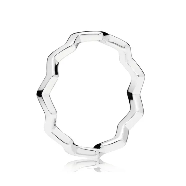 PANDORA Διαχρονικό ζιγκ-ζαγκ Δαχτυλίδι 197752