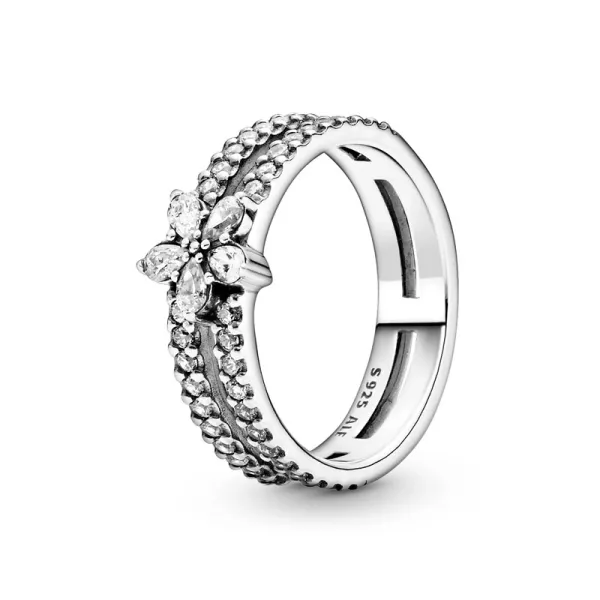 Pandora Δαχτυλίδι Ασημένιο με Λουλούδι 199236C01