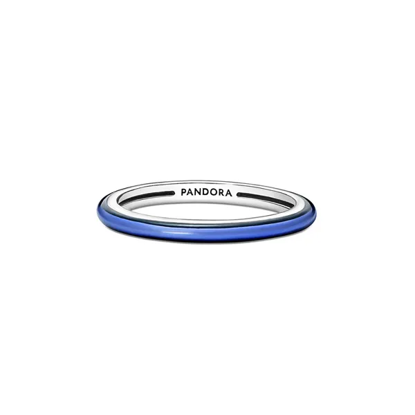 PANDORA Δαχτυλίδι ασ. 925 με μπλε σμάλτο 199655C02