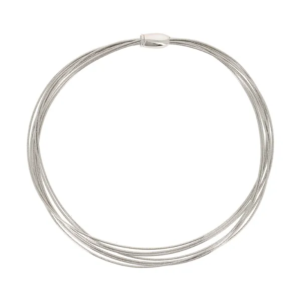 Πολυκλωνικό κολιέ 'DNA' λεπτό ελατήριο PESAVENTO