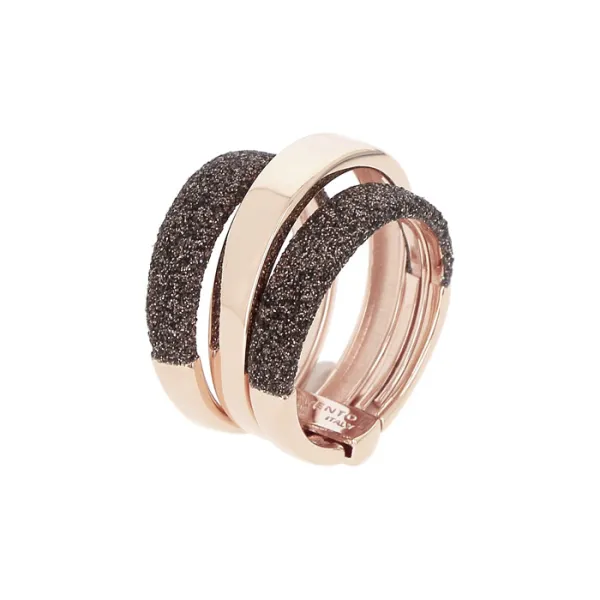 ΔΑΧΤΥΛΙΔΙ 3 ΛΟΡΙΔΕΣ ΡΟΖ ΑΣΗΜΙ ΜΠΡΟΝΖ POLVERE PESAVENTO