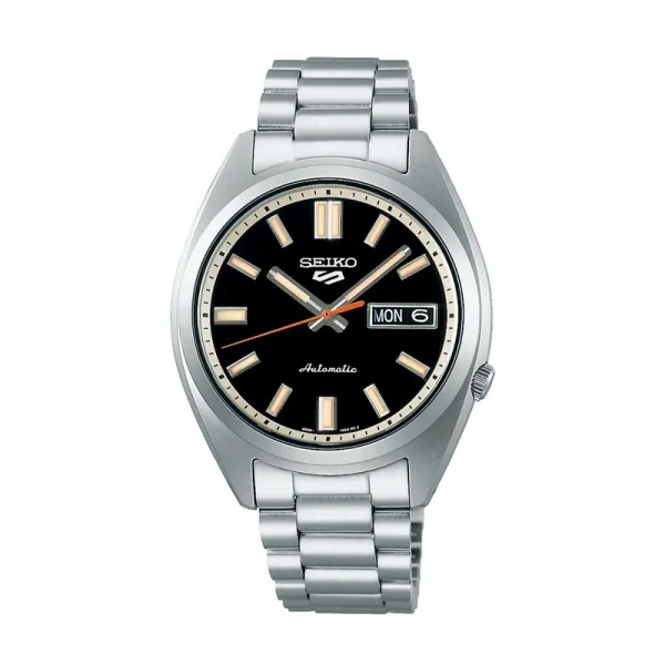 Seiko Ανδρικό Ρολόι 37.4mm Αυτόματο με Ασημί Μεταλλικό Μπρασελέ SRPK89K1J