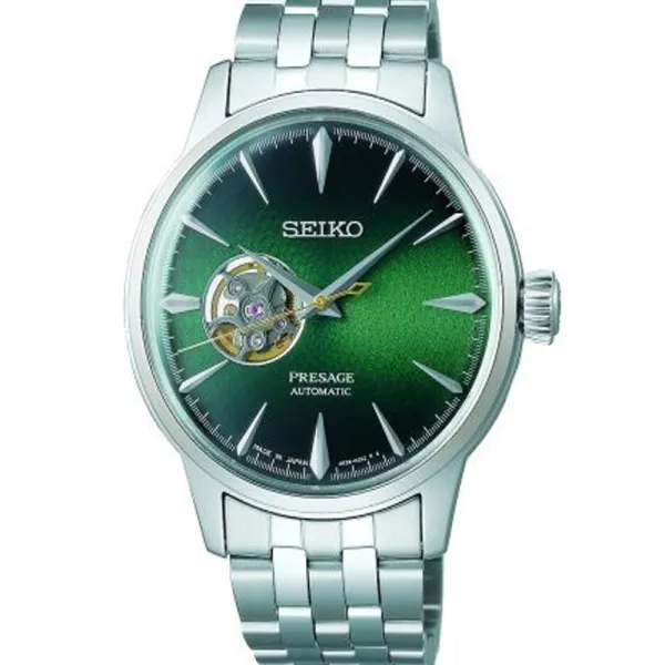 SEIKO ανδρικό ρολόι Presage ώρα για Κοκτέιλ 'Grasshopper' Αυτόματο